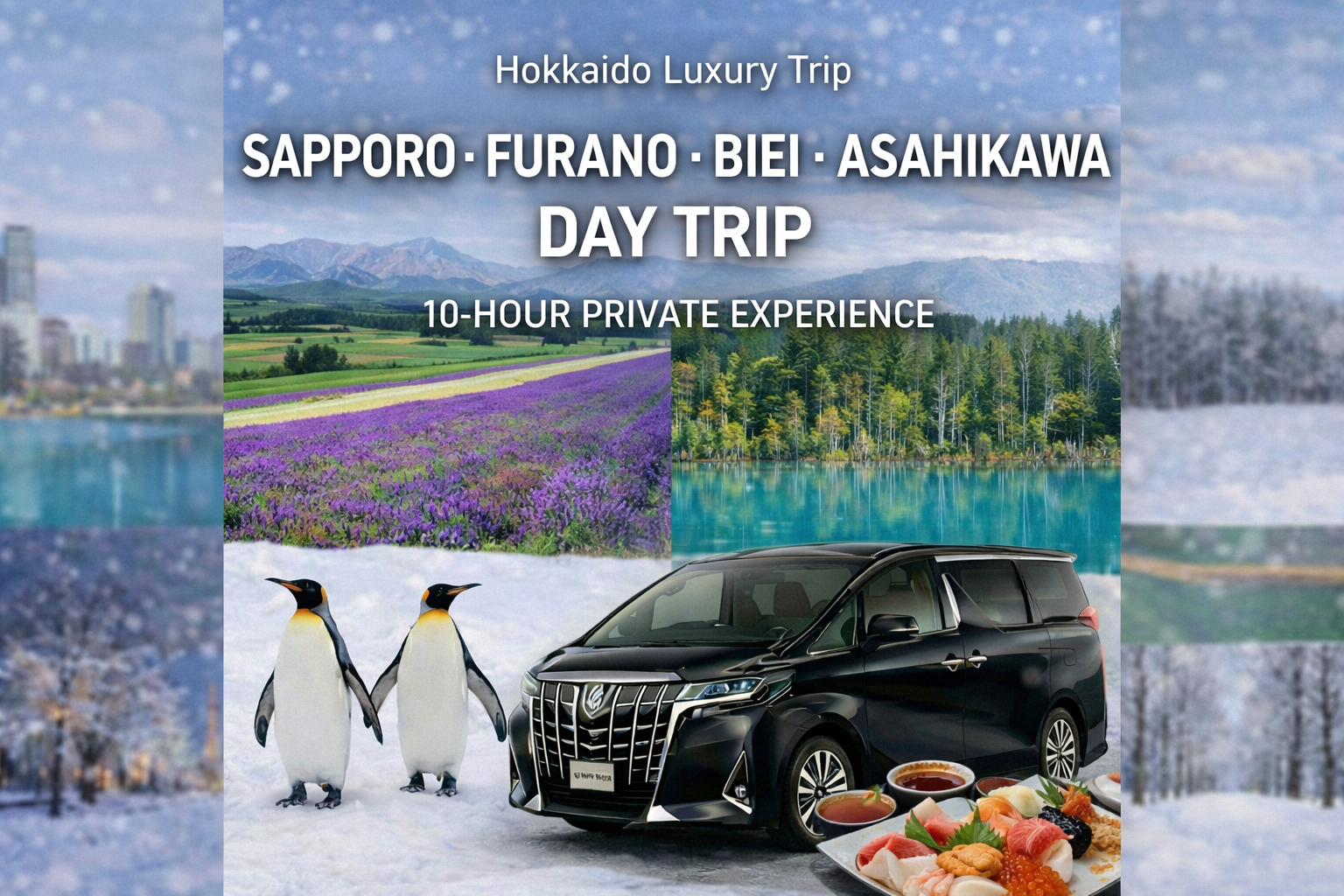 Sapporo | Furano–Biei–Asahikawa Day Trip (Private Car & Driver)